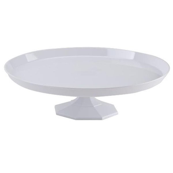 Fineline Settings Fineline Settings 3602-WH White Large Cake Stand 3602-WH